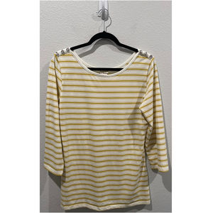 MATILDA JANE Sunny Boat Neck Striped Blouse